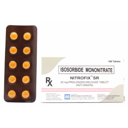 NITROFIX SR Isosorbide Mononitrate 30mg Prolonged Release Tablet 100's ...